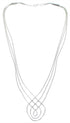 Stunning Liquid Sterling Silver Basket Weave Necklace LS45P
